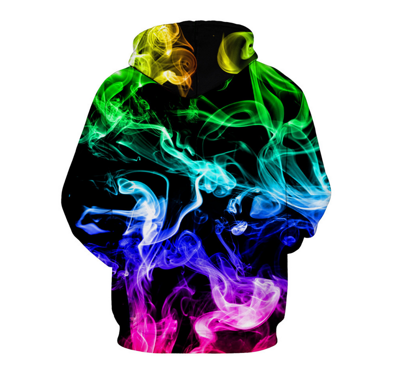 “Trippy smoke” Men’s Polyester Hoody