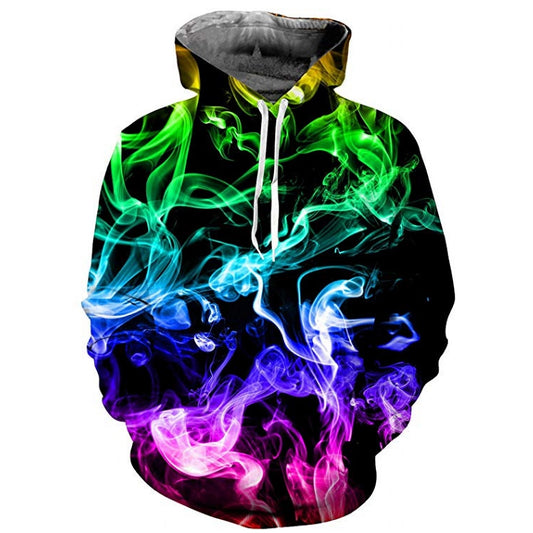 “Trippy smoke” Men’s Polyester Hoody