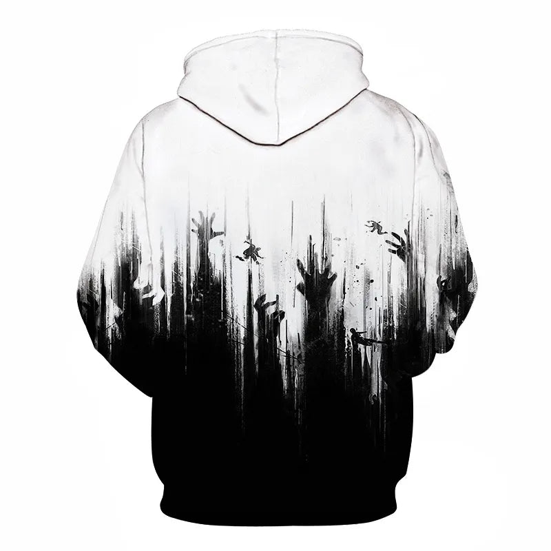 Horror Style Polyester Hoody